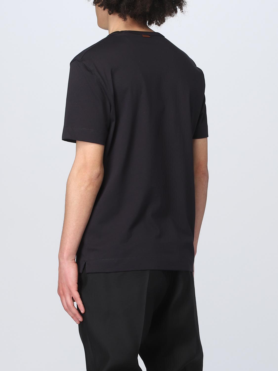 ZEGNA T-SHIRT: T-shirt men Zegna, Blue - Img 2