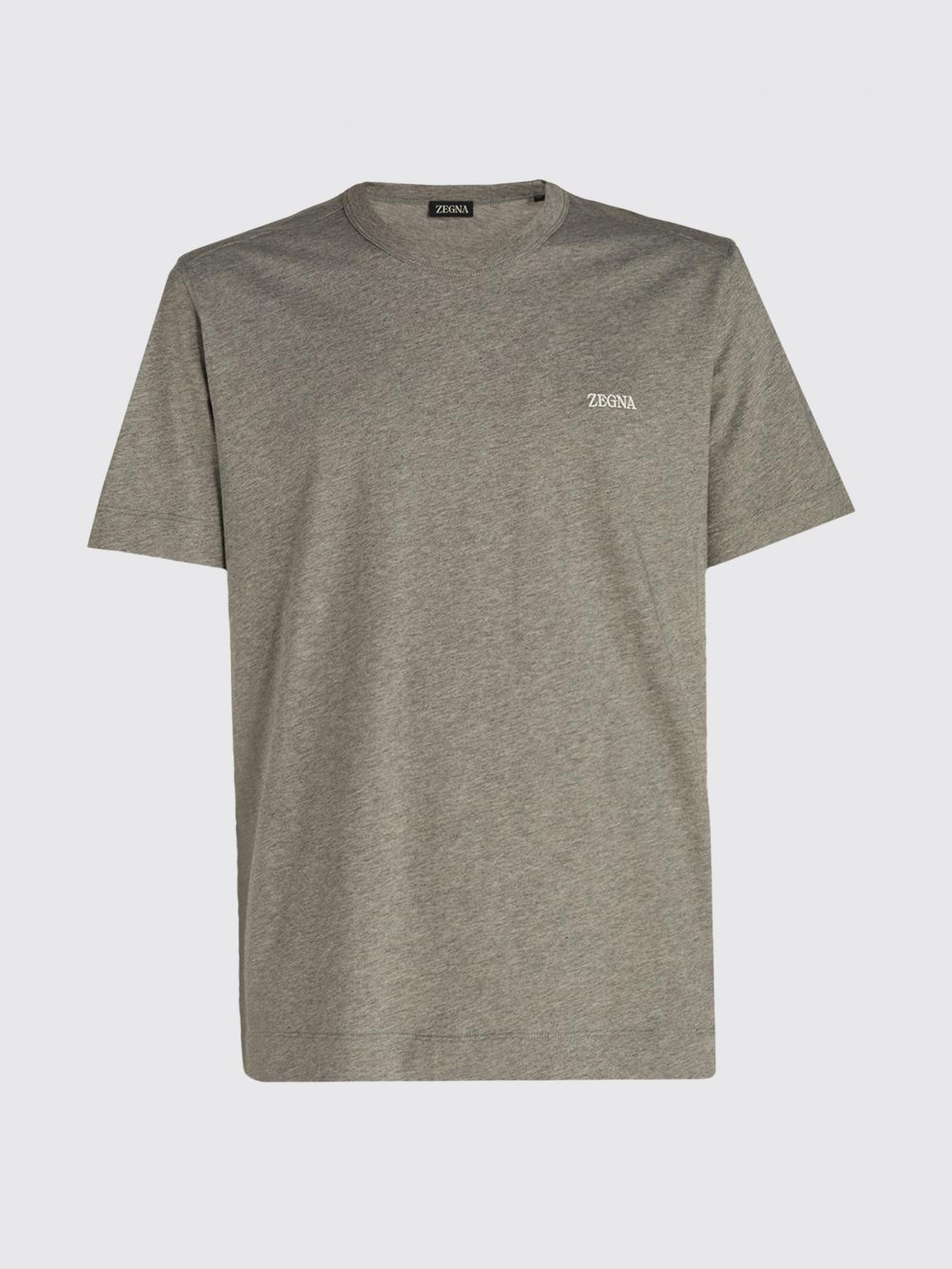 ZEGNA T-SHIRT: T-shirt men Zegna, Grey - Img 1