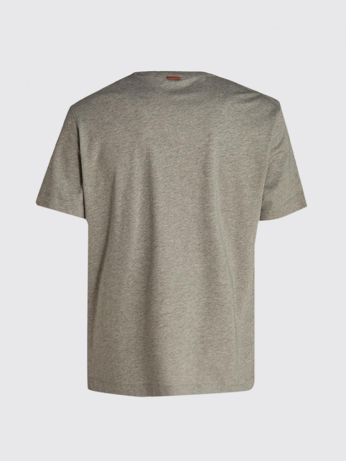 ZEGNA T-SHIRT: T-shirt men Zegna, Grey - Img 2