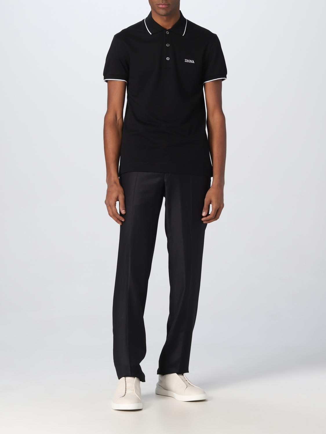 ZEGNA POLO SHIRT: Polo shirt men Zegna, Black - Img 2