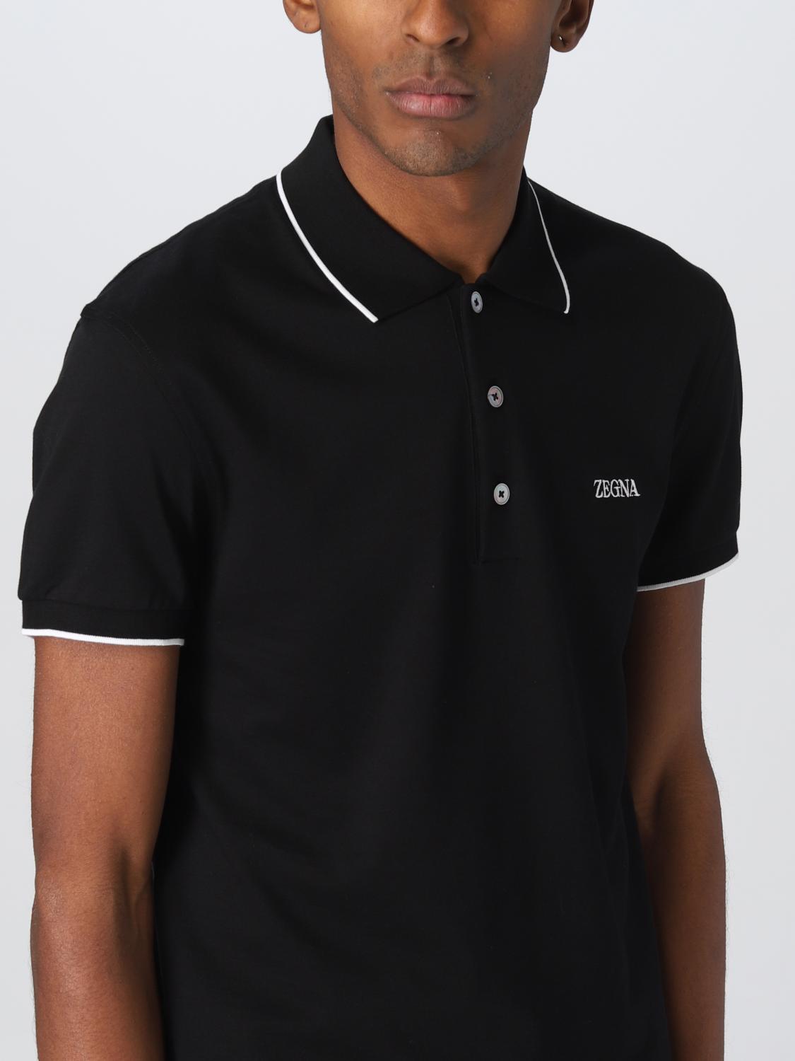 ZEGNA POLO SHIRT: Polo shirt men Zegna, Black - Img 5