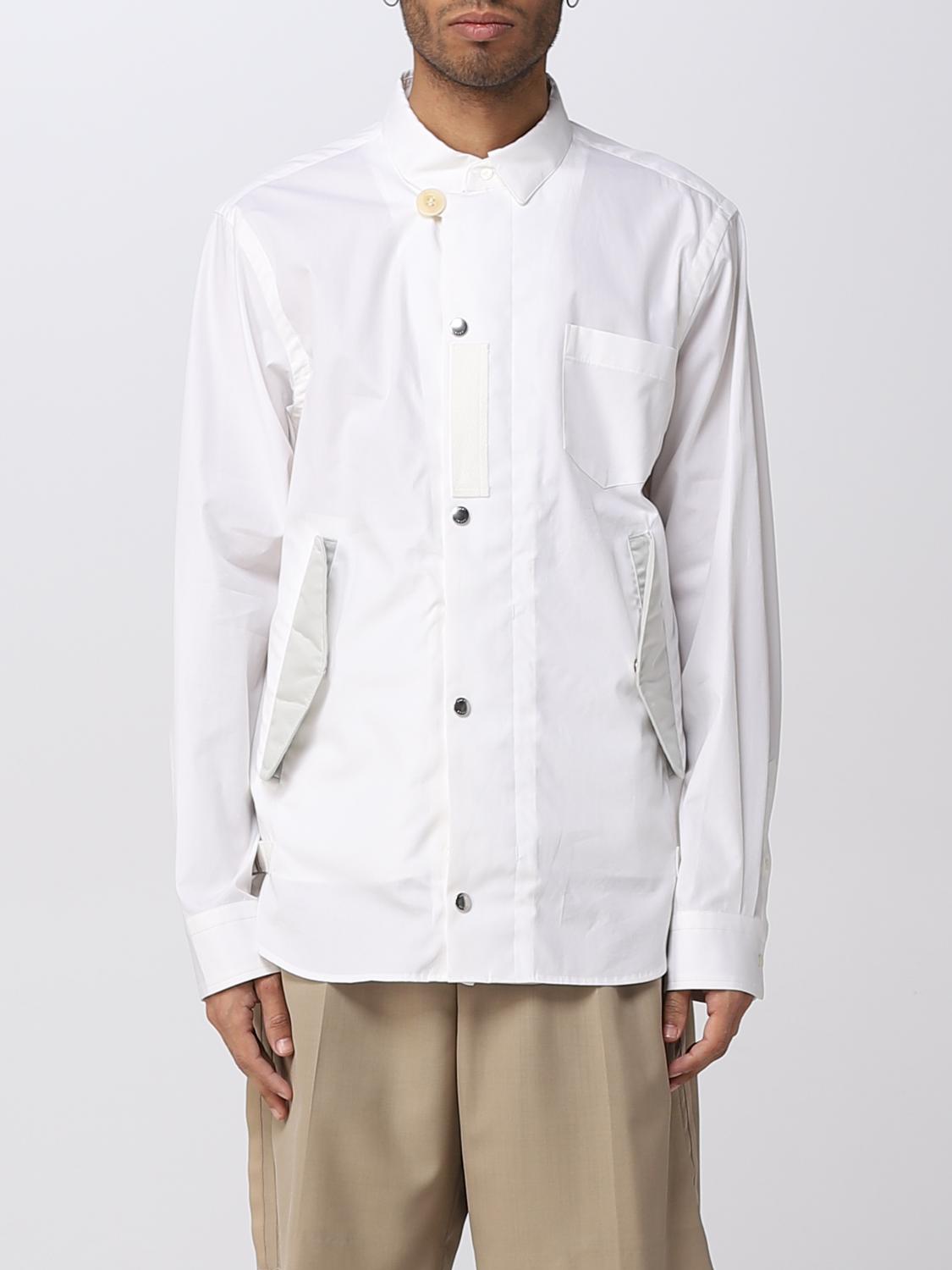 Sacai シャツ メンズ - ホワイト | 2303007M | GIGLIO.COM