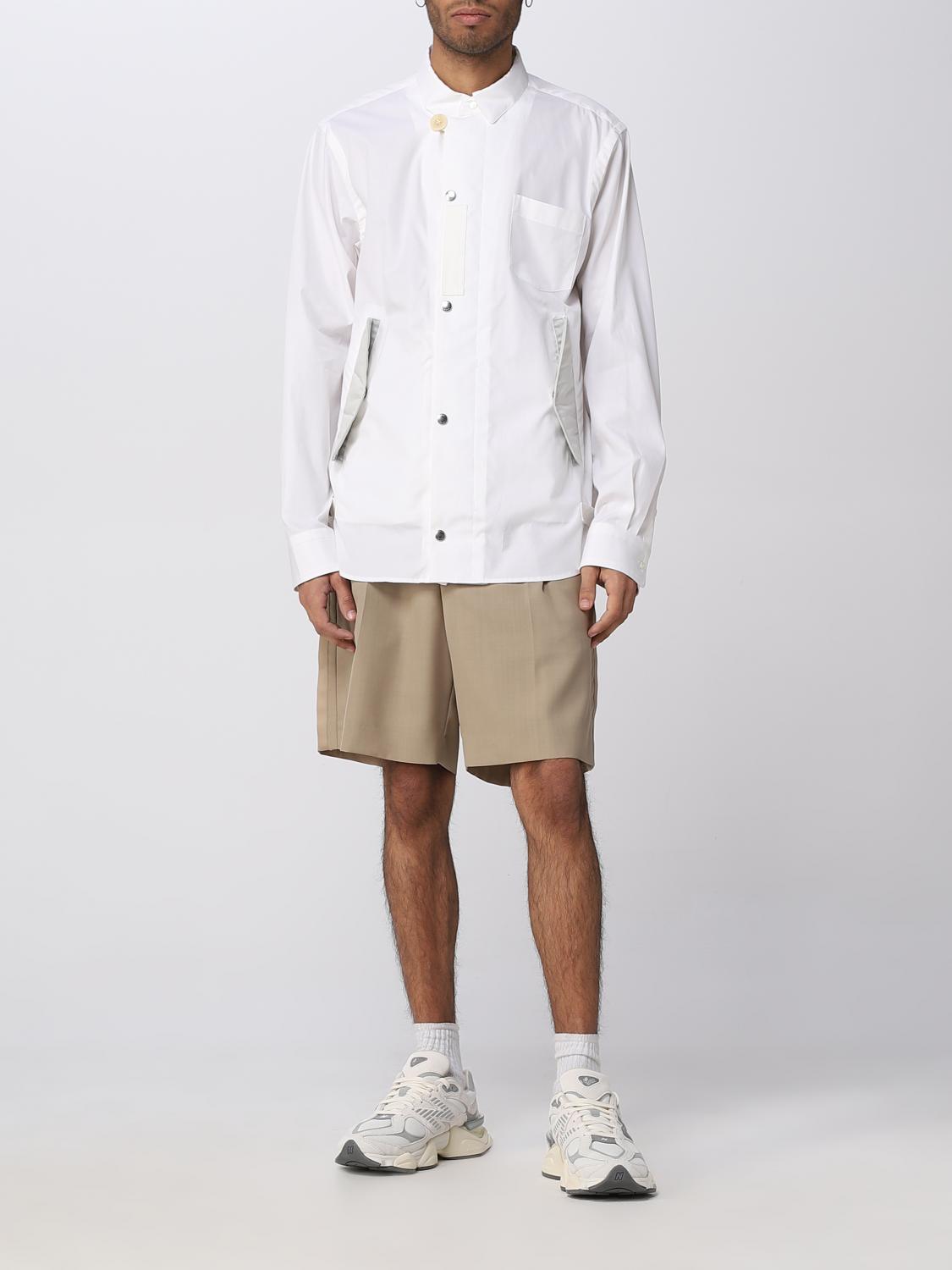 sacai★直営店購入★白ホワイトチュニック★シャツ★サイズ2 Satin x Cotton Jersey T-Shirt | sacai Official Store サカイ