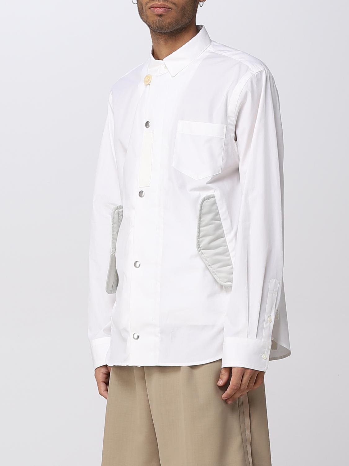 Sacai シャツ メンズ - ホワイト | 2303007M | GIGLIO.COM