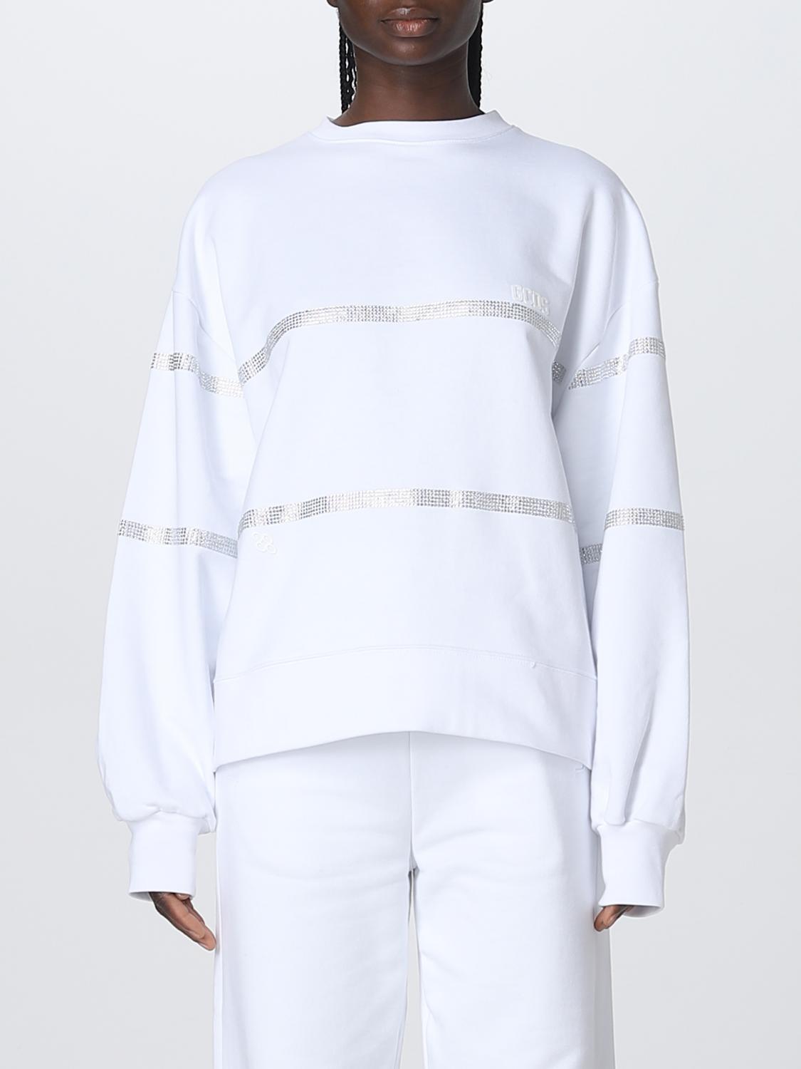 GCDS SUDADERA: Jersey mujer GCDS, Blanco - Img 1