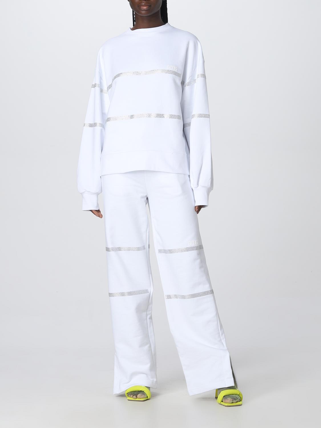 GCDS SUDADERA: Jersey mujer GCDS, Blanco - Img 2