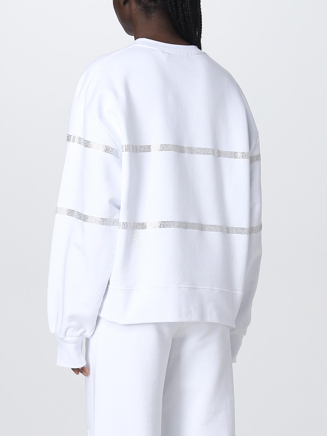 GCDS SUDADERA: Jersey mujer GCDS, Blanco - Img 3