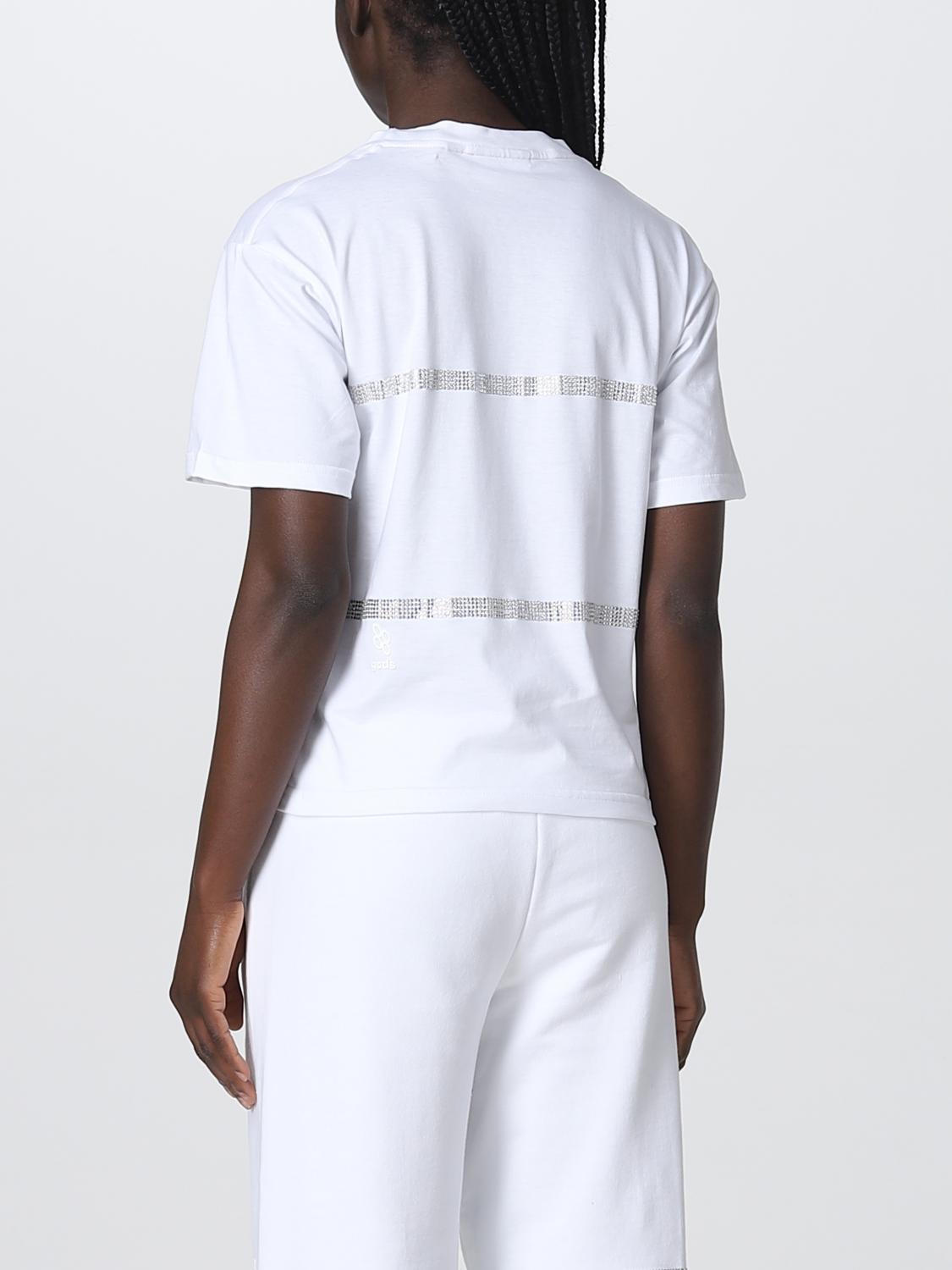 GCDS T-SHIRT: T-shirt damen GCDS, Weiß - Img 3