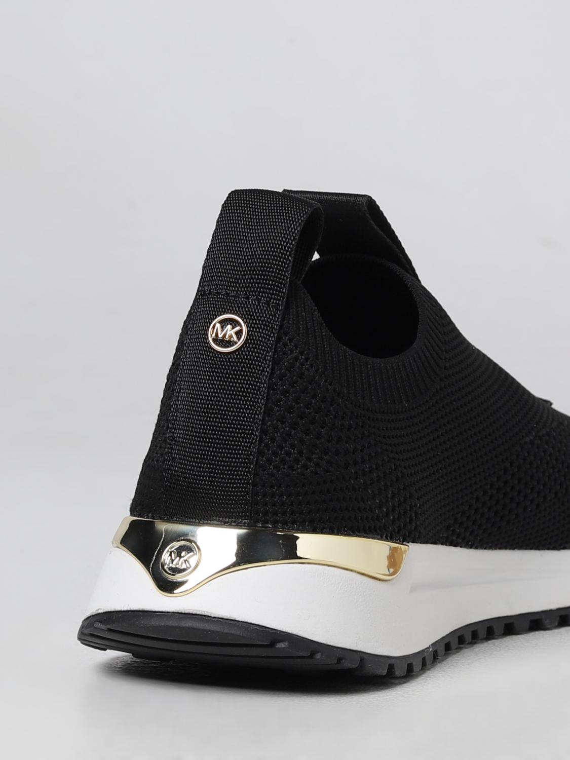 MICHAEL KORS SNEAKERS: Sneakers Michael Kors in maglia stretch, Nero - Img 3