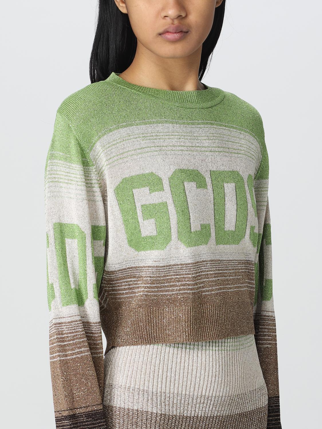 GCDS PULLOVER: Pullover damen GCDS, Military - Img 5