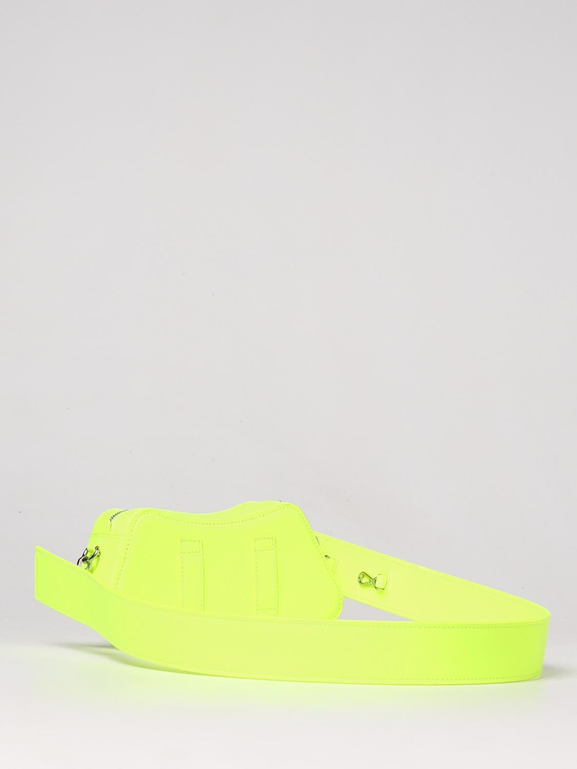 GCDS MINI BAG: Shoulder bag woman GCDS, Yellow - Img 3