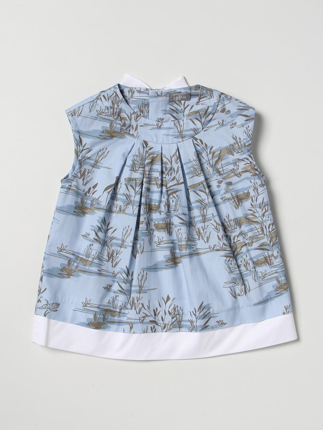 IL GUFO CAMISA: Camisa niños Il Gufo, Celeste - Img 1