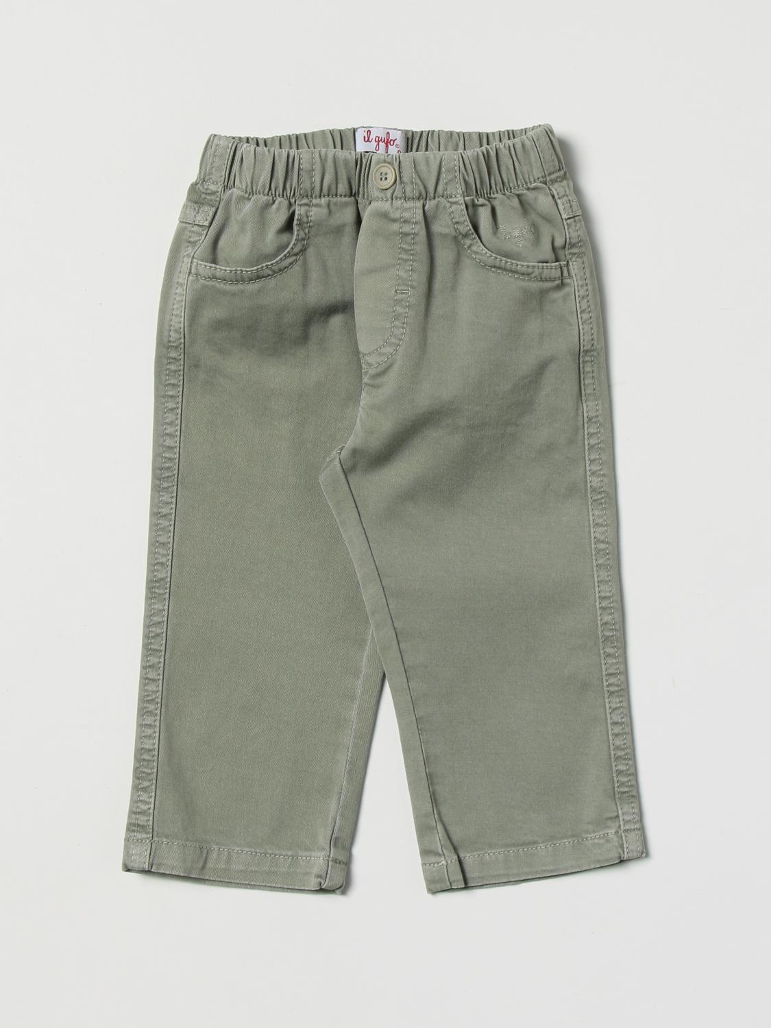 IL GUFO PANTS: Pants kids Il Gufo, Green - Img 1