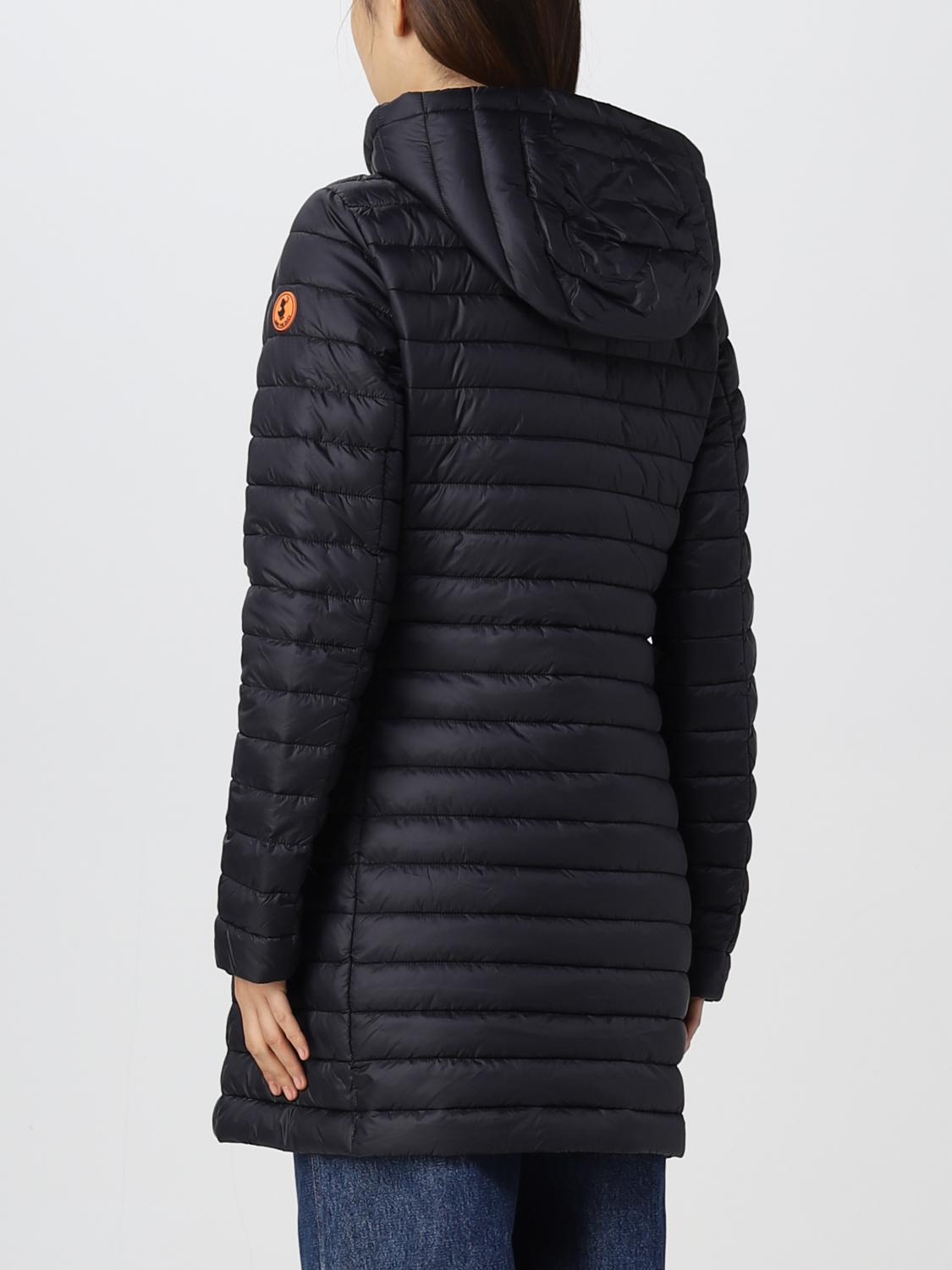 SAVE THE DUCK CHAQUETA: Abrigo mujer Save The Duck, Negro - Img 2