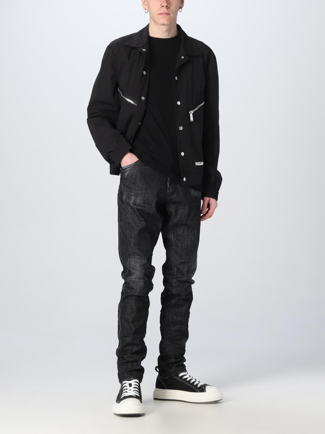 DSQUARED2 JACKET: Coat men Dsquared2, Black - Img 2