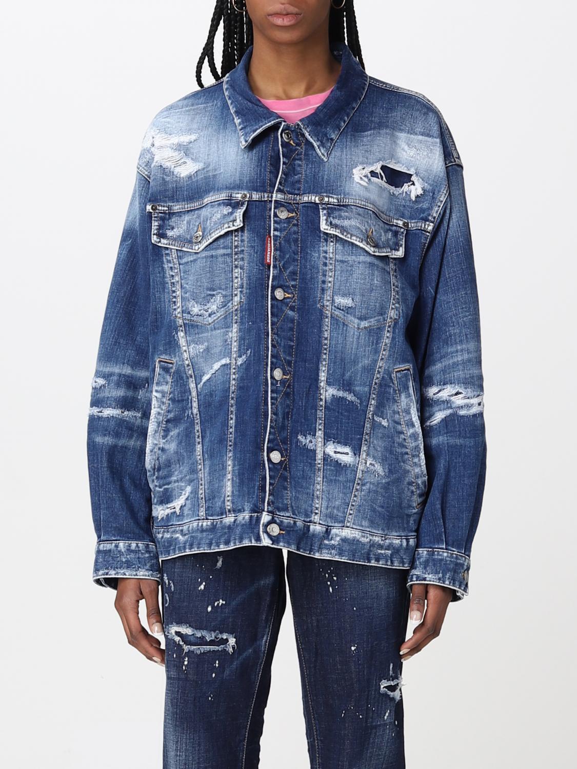 DSQUARED2: denim jacket - Denim | Dsquared2 jacket