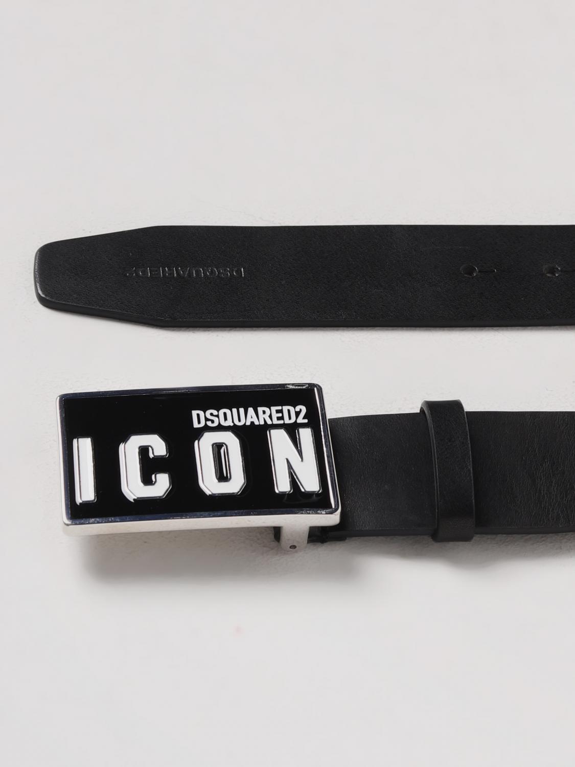 DSQUARED2 BELT: Dsquared2 leather belt, Black - Img 2