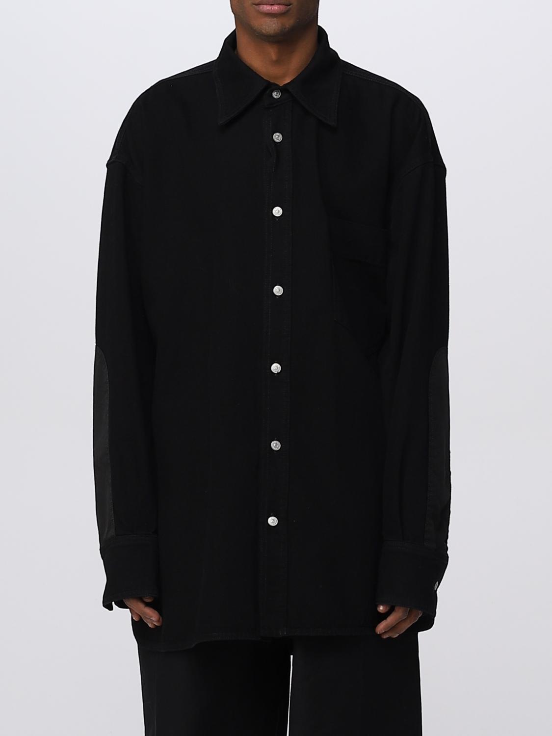 MM6 MAISON MARGIELA：シャツ メンズ - ブラック | GIGLIO.COM