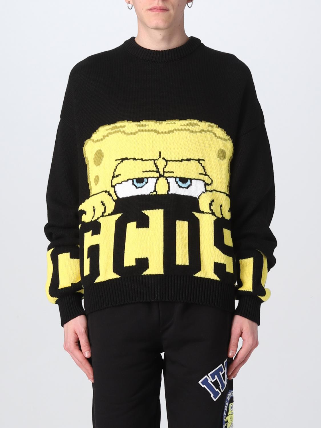 GCDS JERSEY: Sudadera hombre GCDS, Negro - Img 1