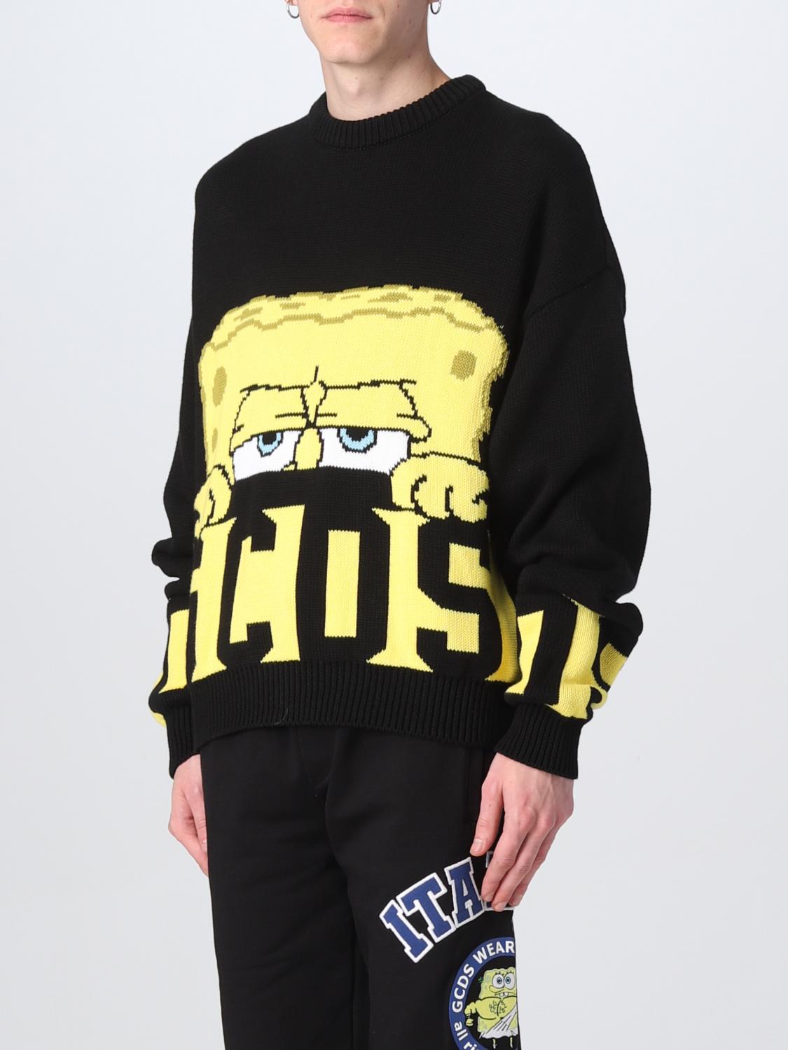GCDS JERSEY: Sudadera hombre GCDS, Negro - Img 4