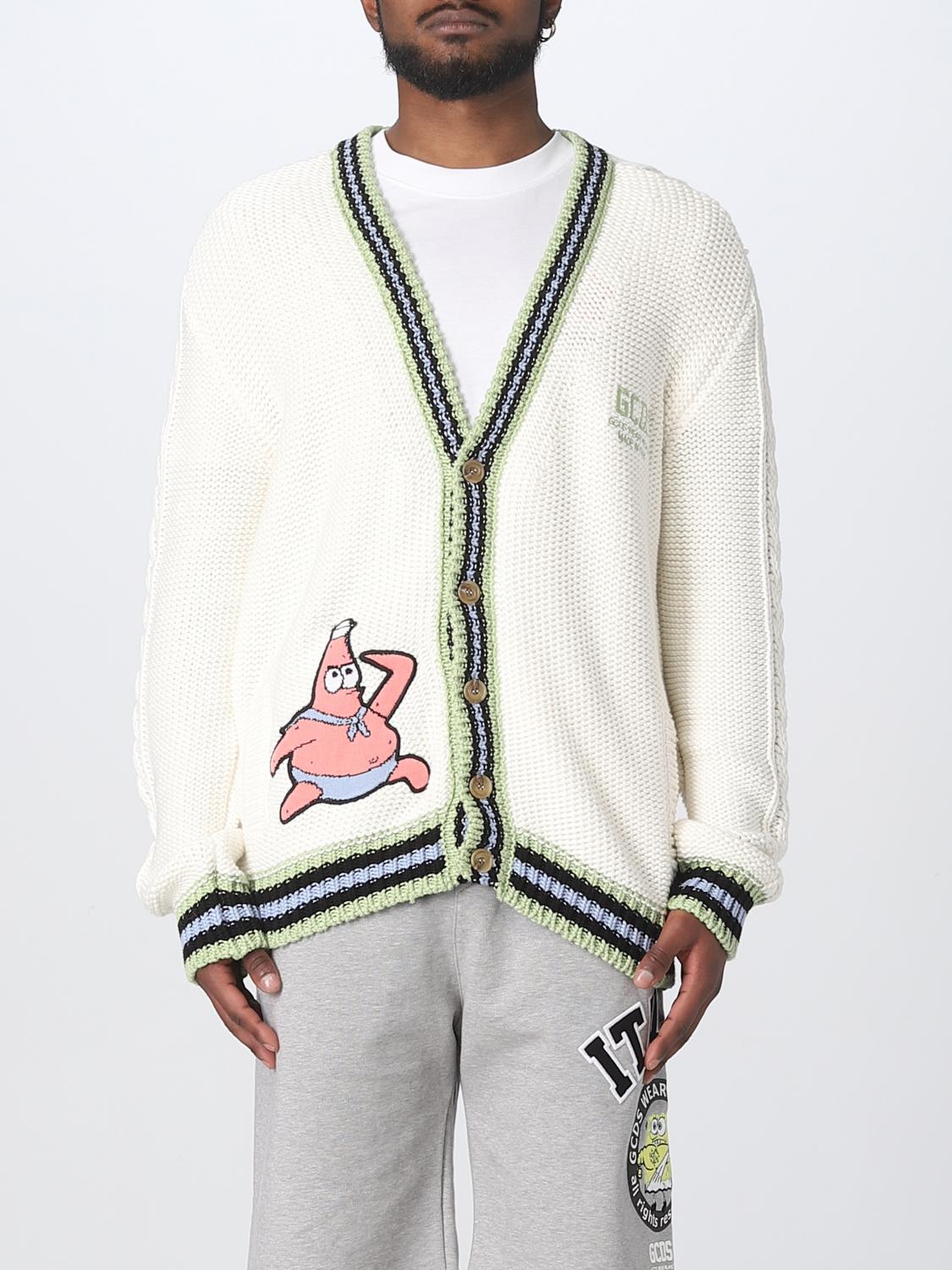 GCDS STRICKJACKE: Pullover herren GCDS, Weiß - Img 1