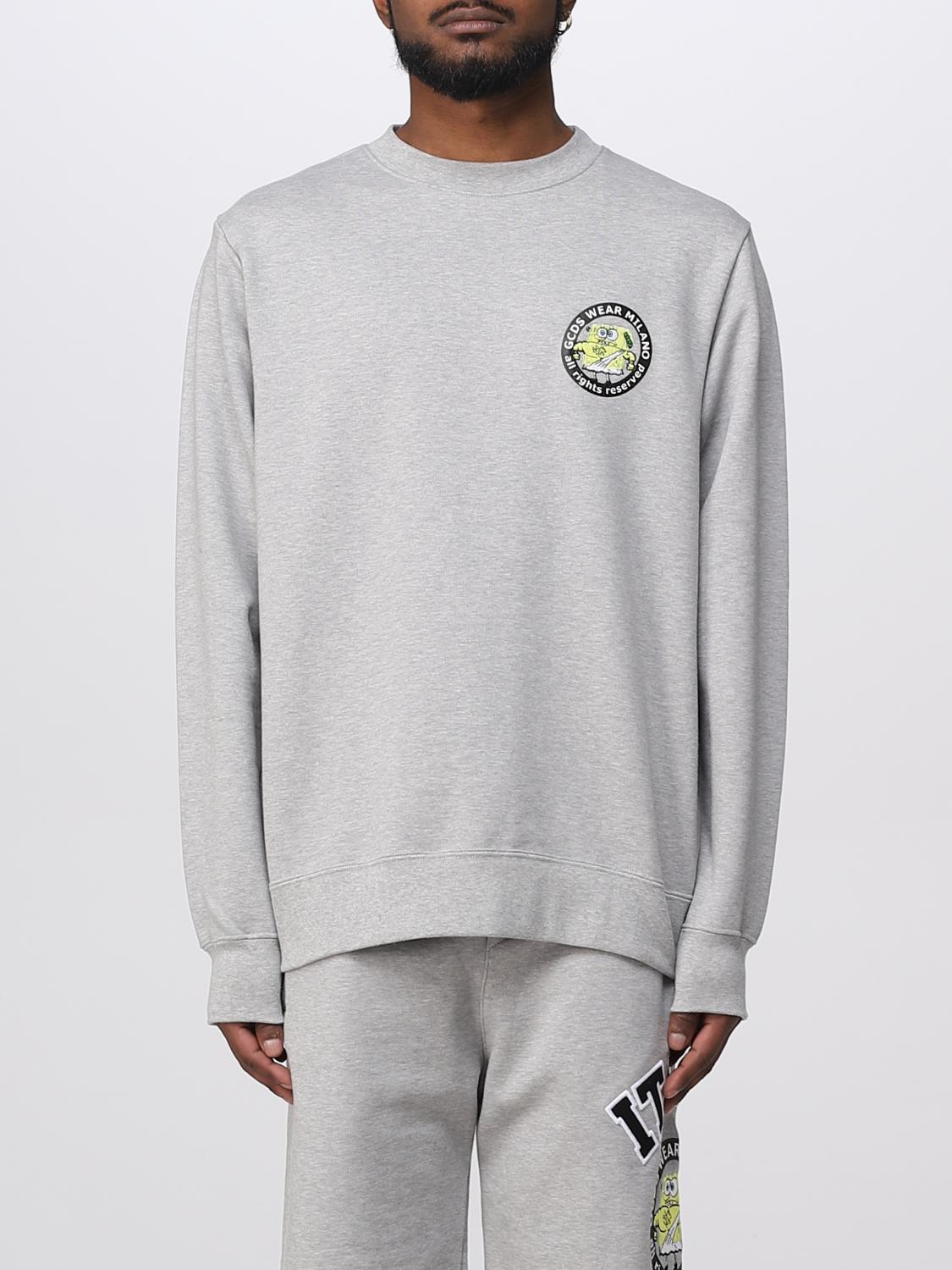 GCDS SWEATSHIRT: Sweatshirt men GCDS, Grey - Img 1