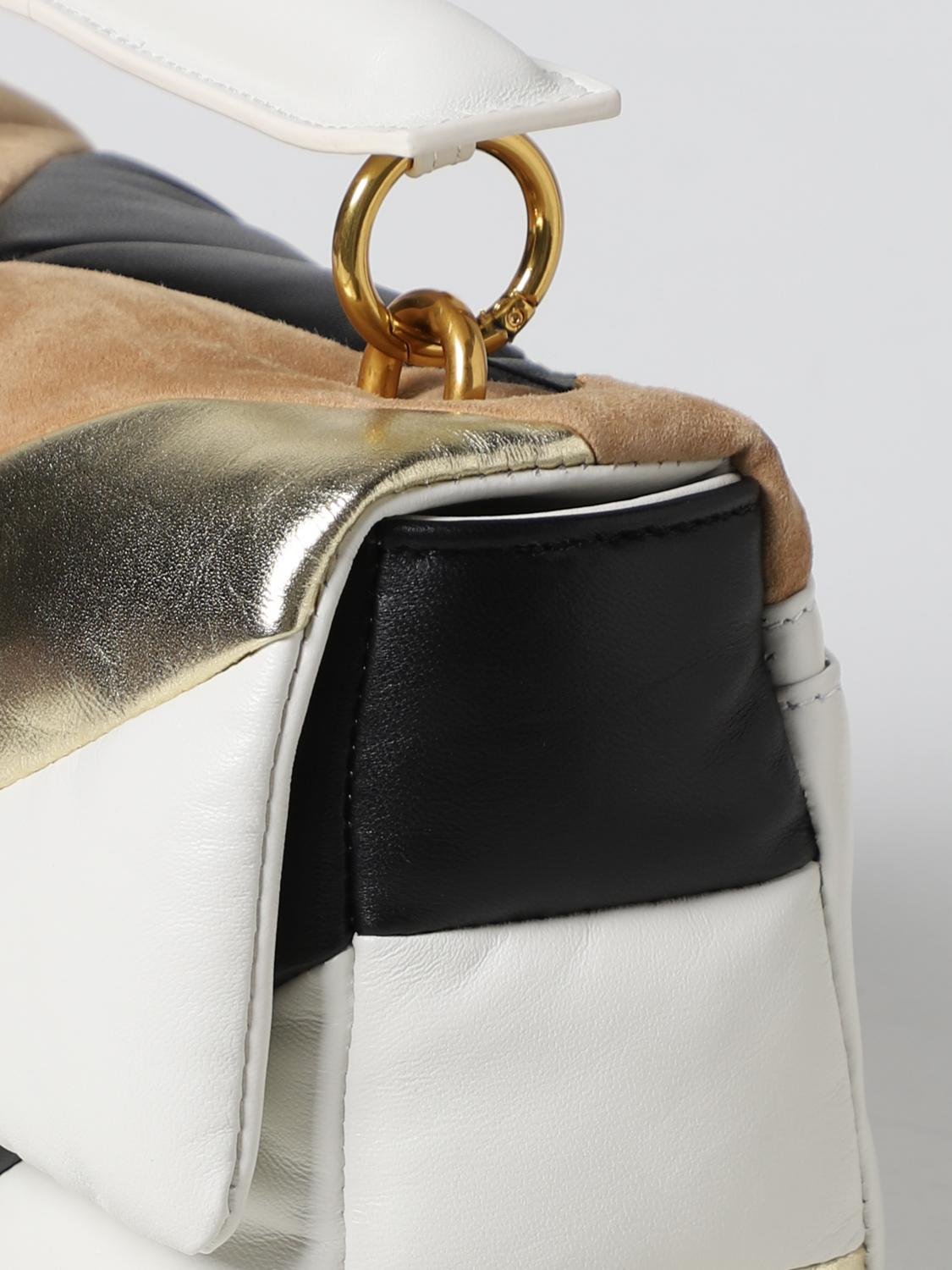 LA CARRIE BORSA A MANO: Borsa Amitola La Carrie in nappa trapuntata, Beige - Img 3