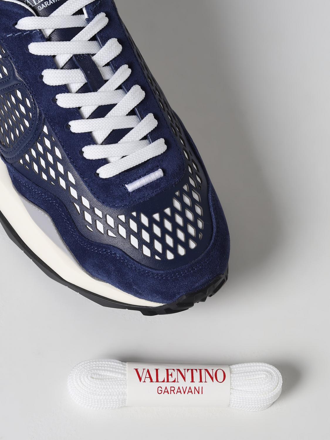 Valentino Garavani 6Y2S0H77SVL0BO 関税送料込 VALENTINO GARAVANI: Netrunner sneakers in leather - Grey