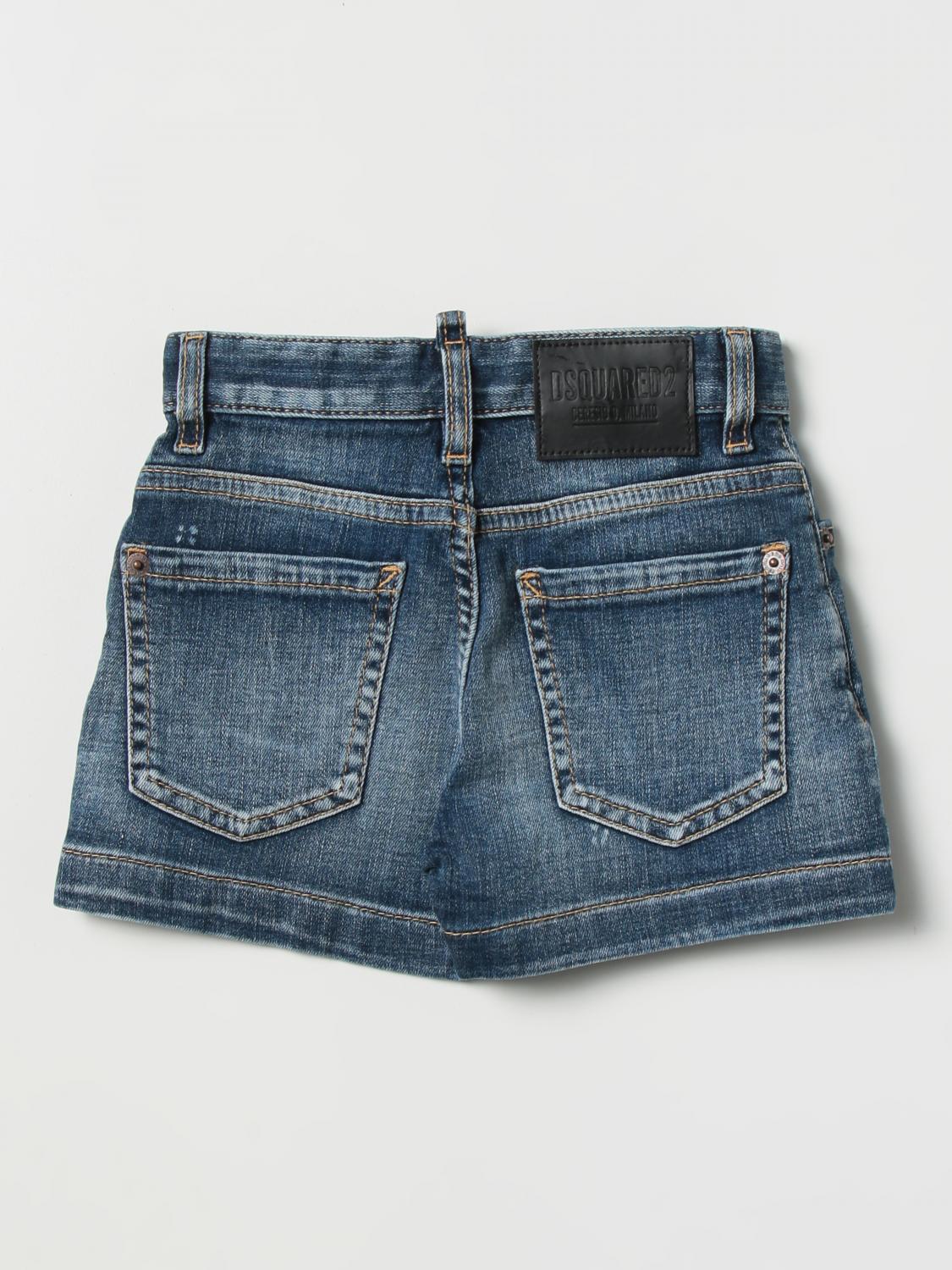 DSQUARED2 PANTALONES CORTOS: Pantalones cortos niños Dsquared2 Junior, Denim - Img 2