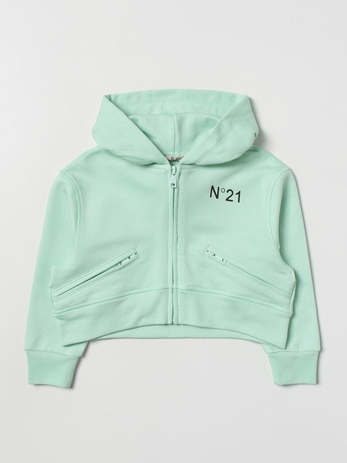 N° 21 PULLOVER: Pullover kinder N° 21, Grün - Img 1