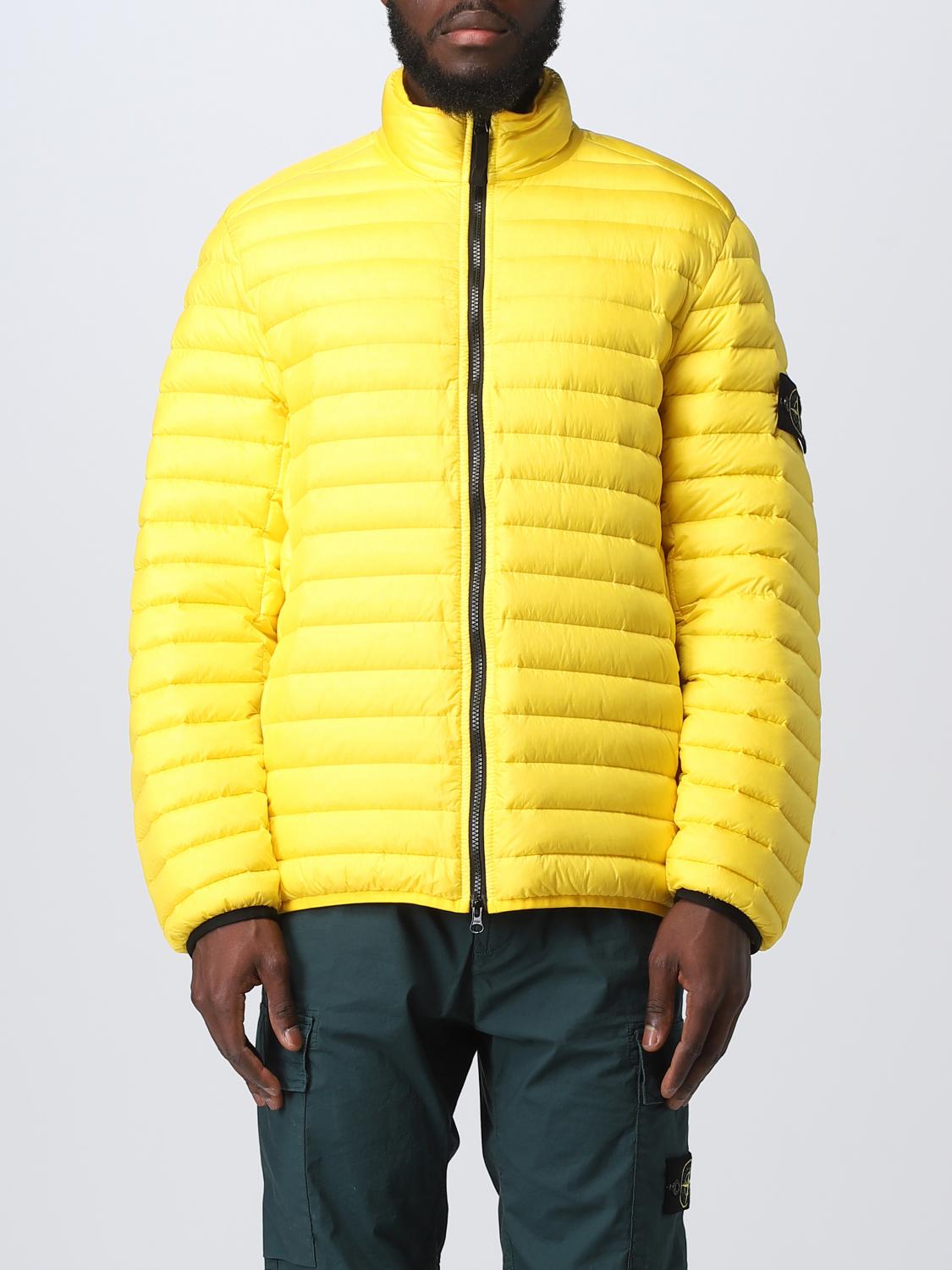 STONE ISLAND 재킷: 블레이저 남성 Stone Island, 옐로우 - Img 1