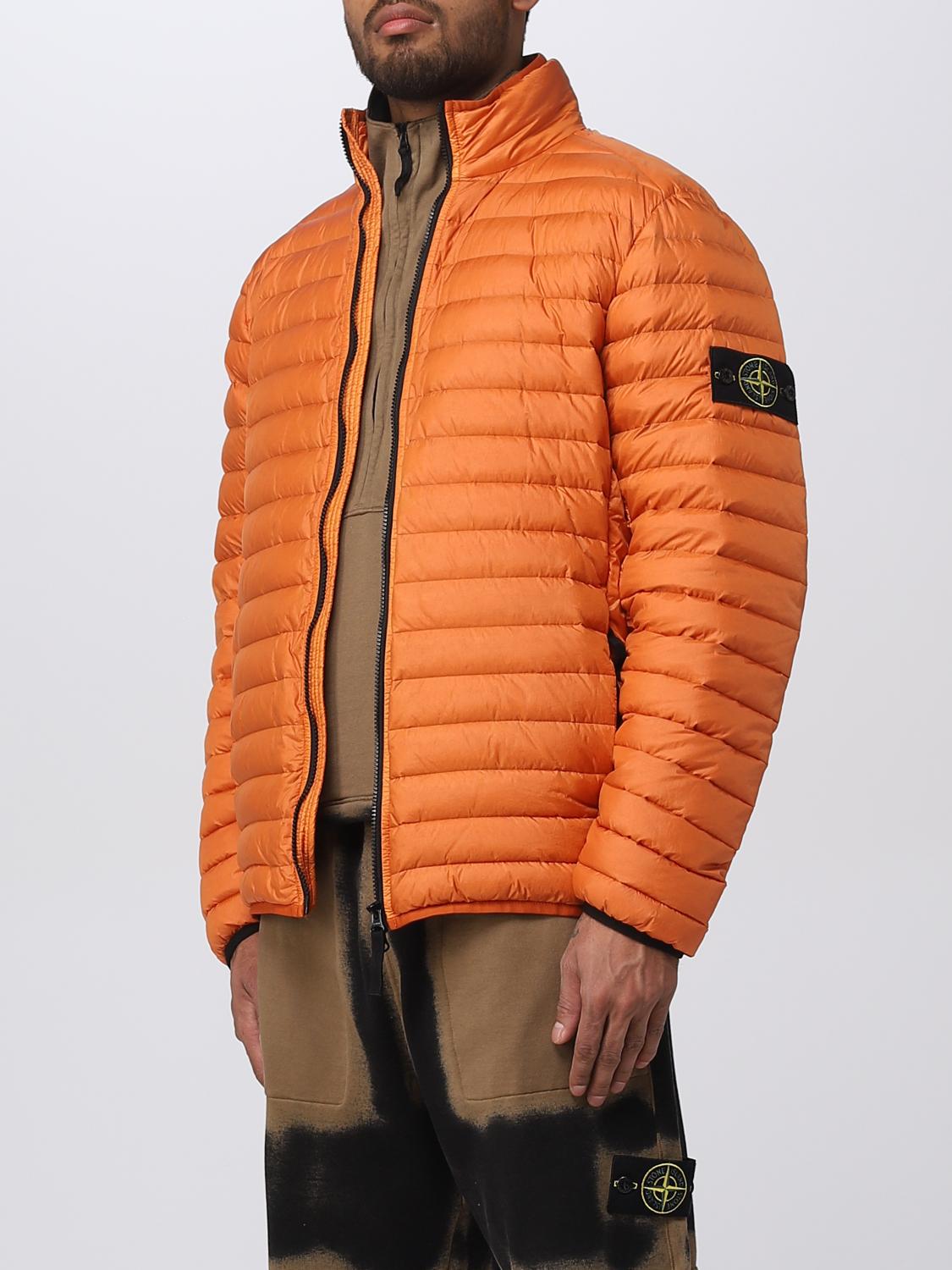 STONE ISLAND КУРТКА: Блейзер Мужское Stone Island, Оранжевый - Img 3