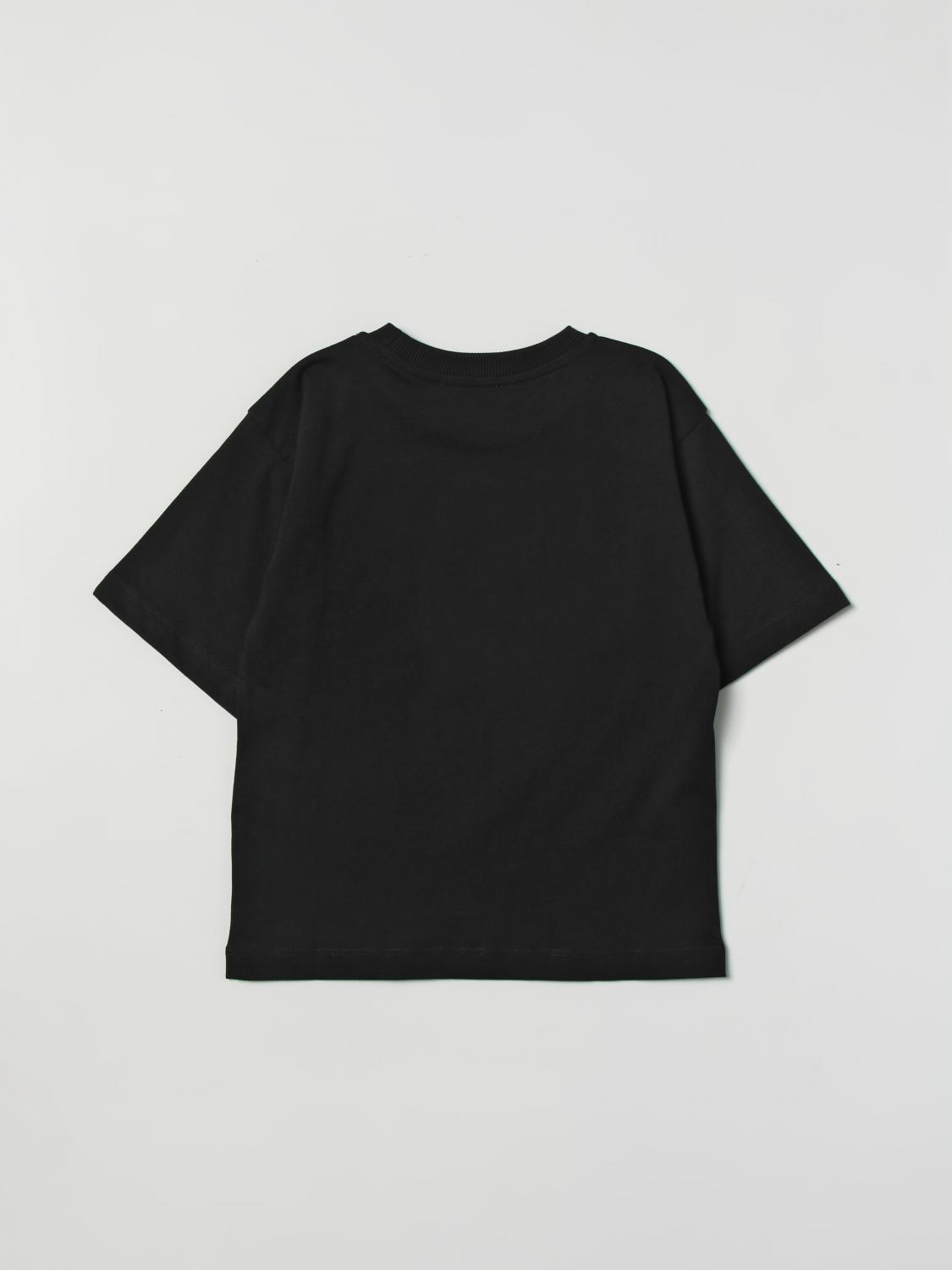 MOSCHINO CAMISETA: Camisetas niños Moschino Kid, Negro - Img 2