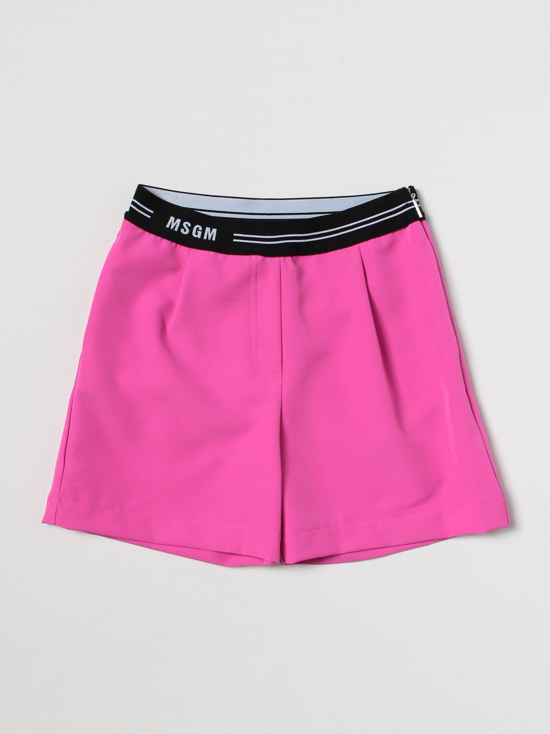 MSGM KIDS SHORTS: Shorts kinder MSGM Kids, Fuchsia - Img 1