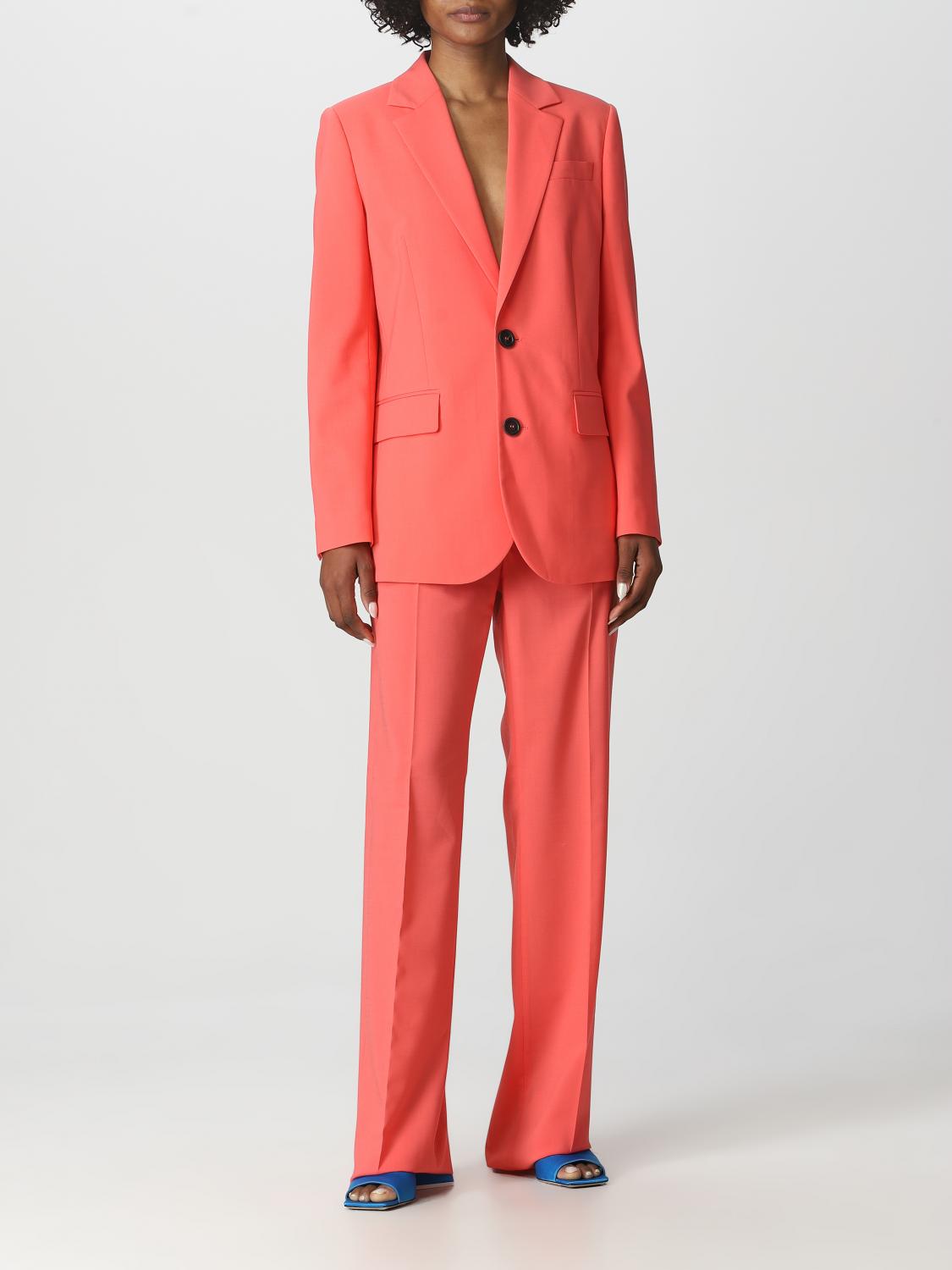 DSQUARED2 TAILLEUR: Tailleur in lana vergine Dsquared2, Arancione - Img 2