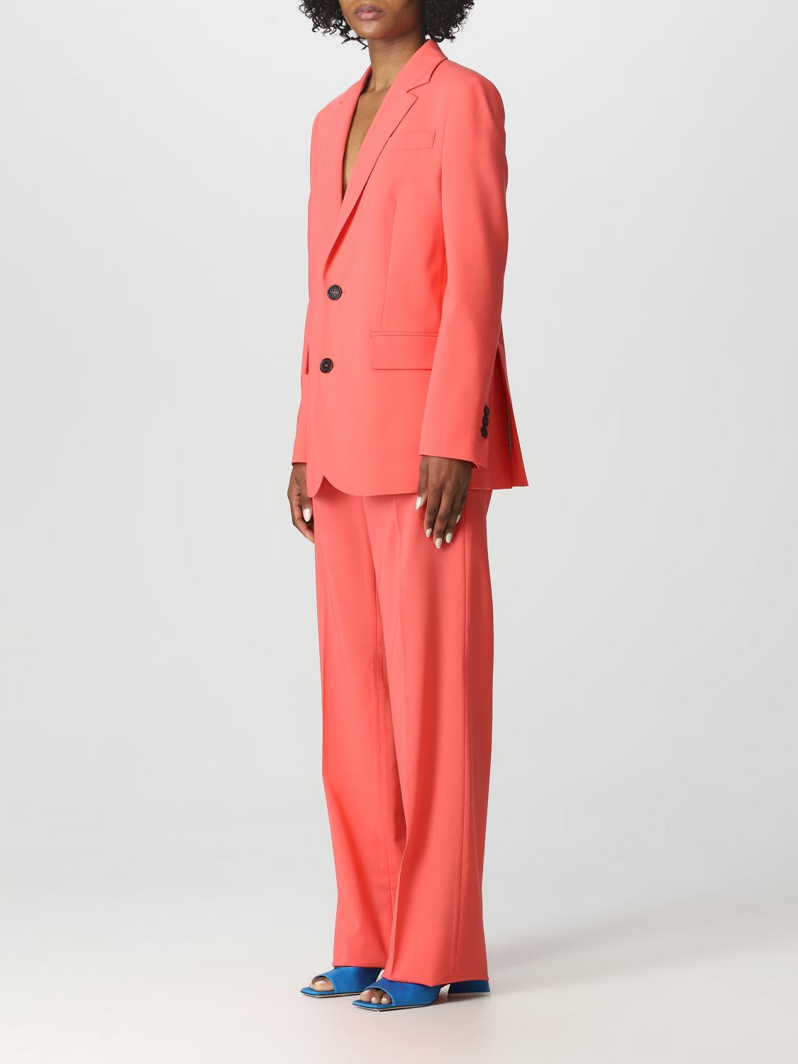 DSQUARED2 TAILLEUR: Tailleur in lana vergine Dsquared2, Arancione - Img 4