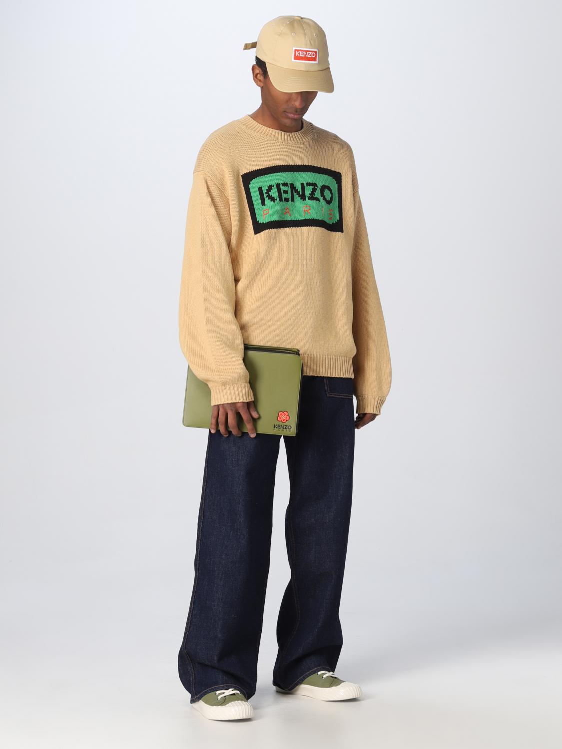 KENZO PORTE-DOCUMENTS: Sac homme Kenzo, Kaki - Img 2