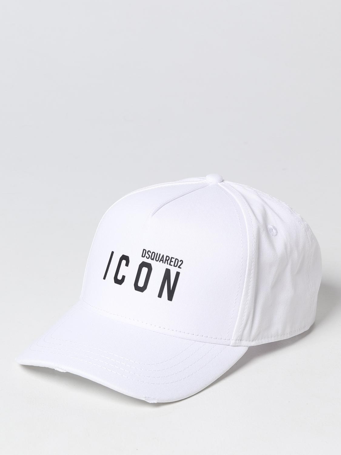 DSQUARED2 GORRO: Gorro hombre Dsquared2, Blanco - Img 1