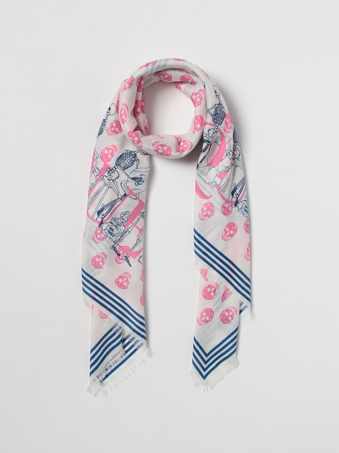 MCQUEEN BUFANDA: Bufanda hombre McQueen, Blanco - Img 2