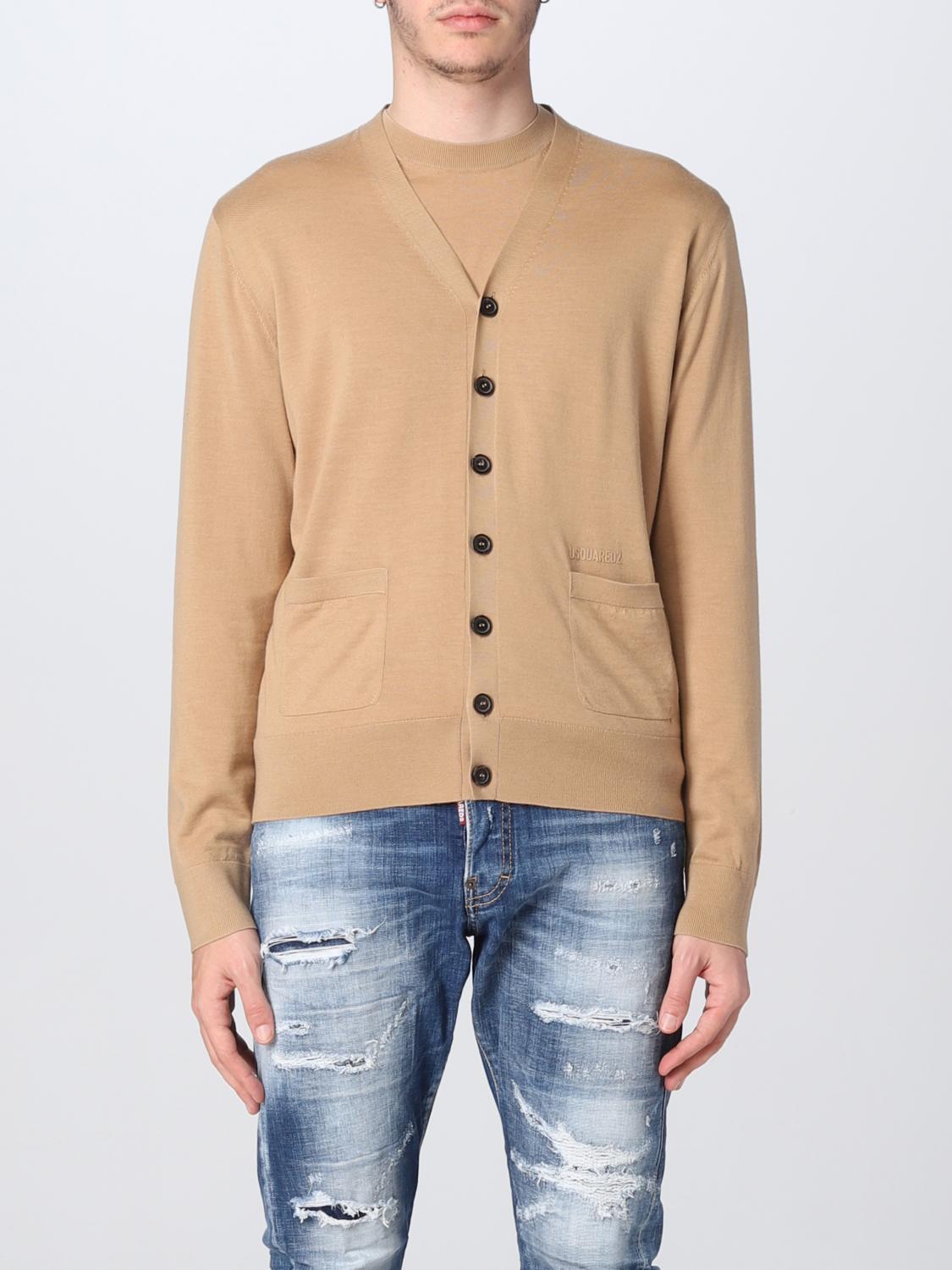 DSQUARED2 PULLOVER: Pullover herren Dsquared2, Beige - Img 1
