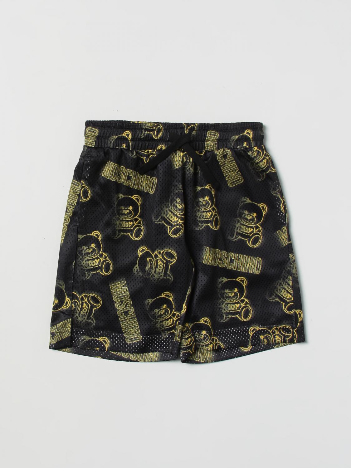 MOSCHINO BOYS BLACK & WHITE SHORTS SET HUM05M/HUQ02O main image 1