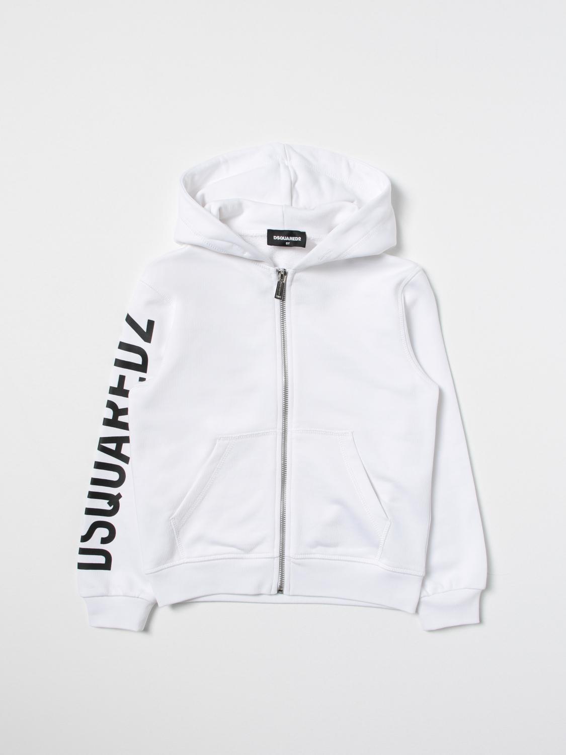 DSQUARED2 PULL: Pull enfant Dsquared2 Junior, Blanc - Img 1