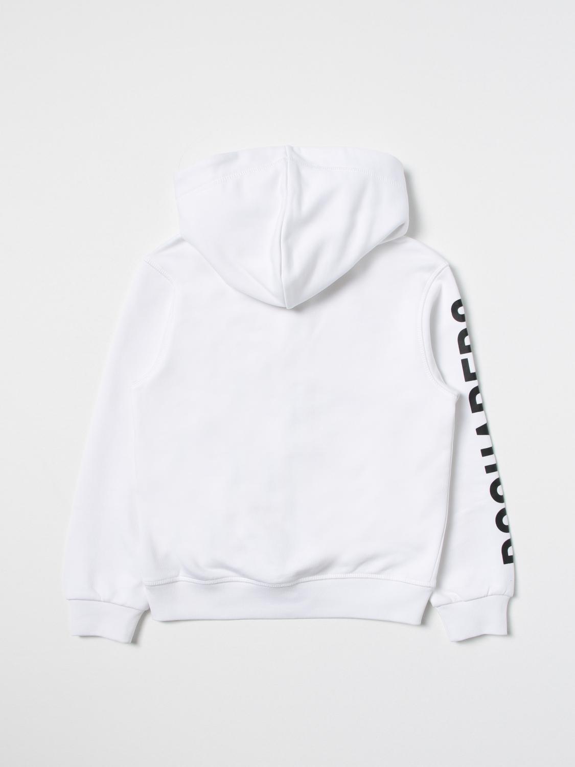 DSQUARED2 PULL: Pull enfant Dsquared2 Junior, Blanc - Img 2