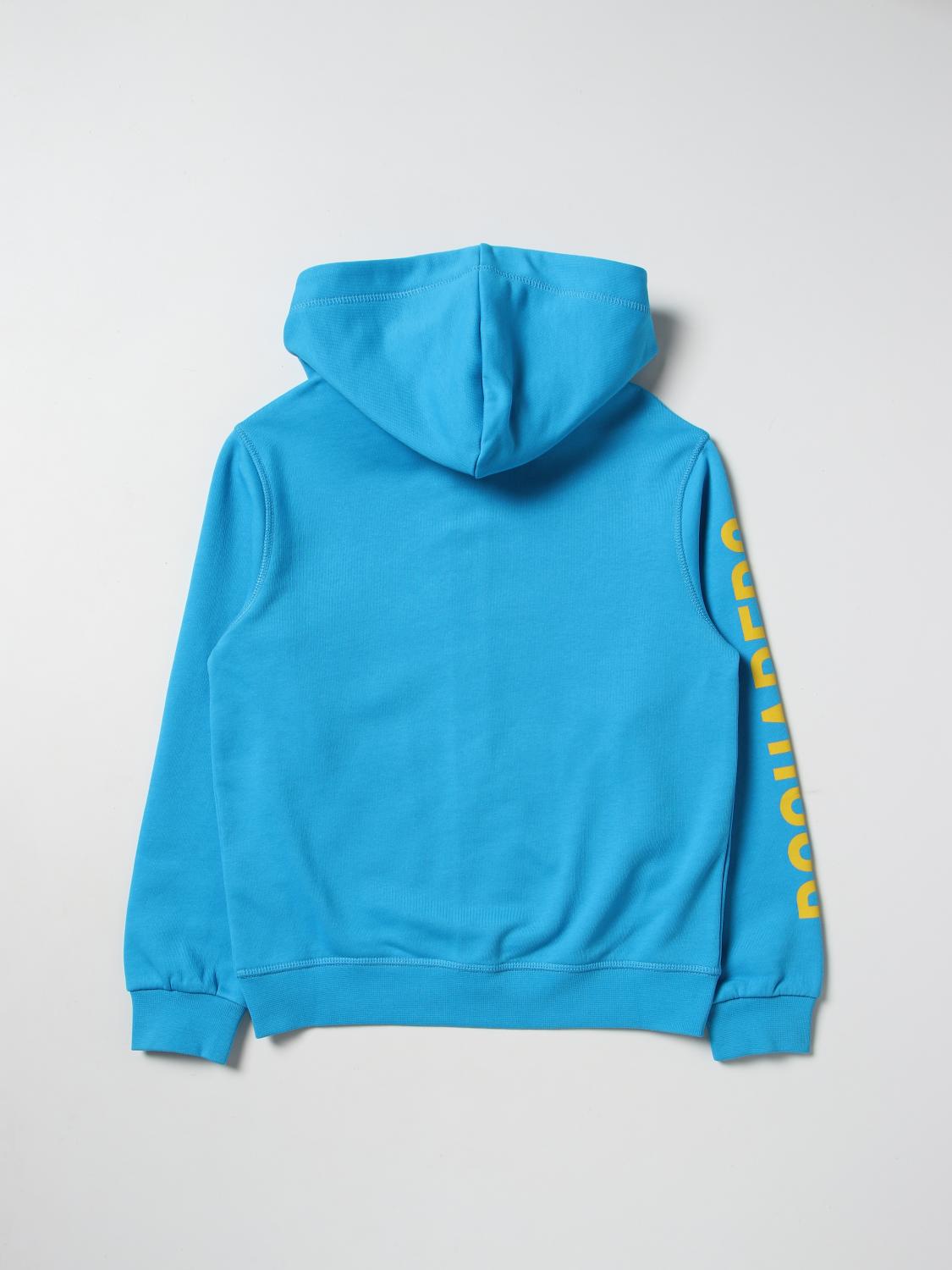 DSQUARED2 PULL: Pull enfant Dsquared2 Junior, Bleu Azur - Img 2