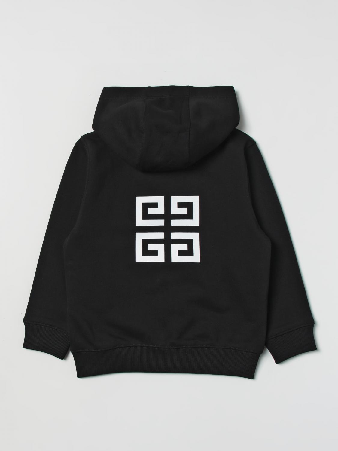 GIVENCHY SWEATER: Givenchy zip sweatshirt, Black - Img 2