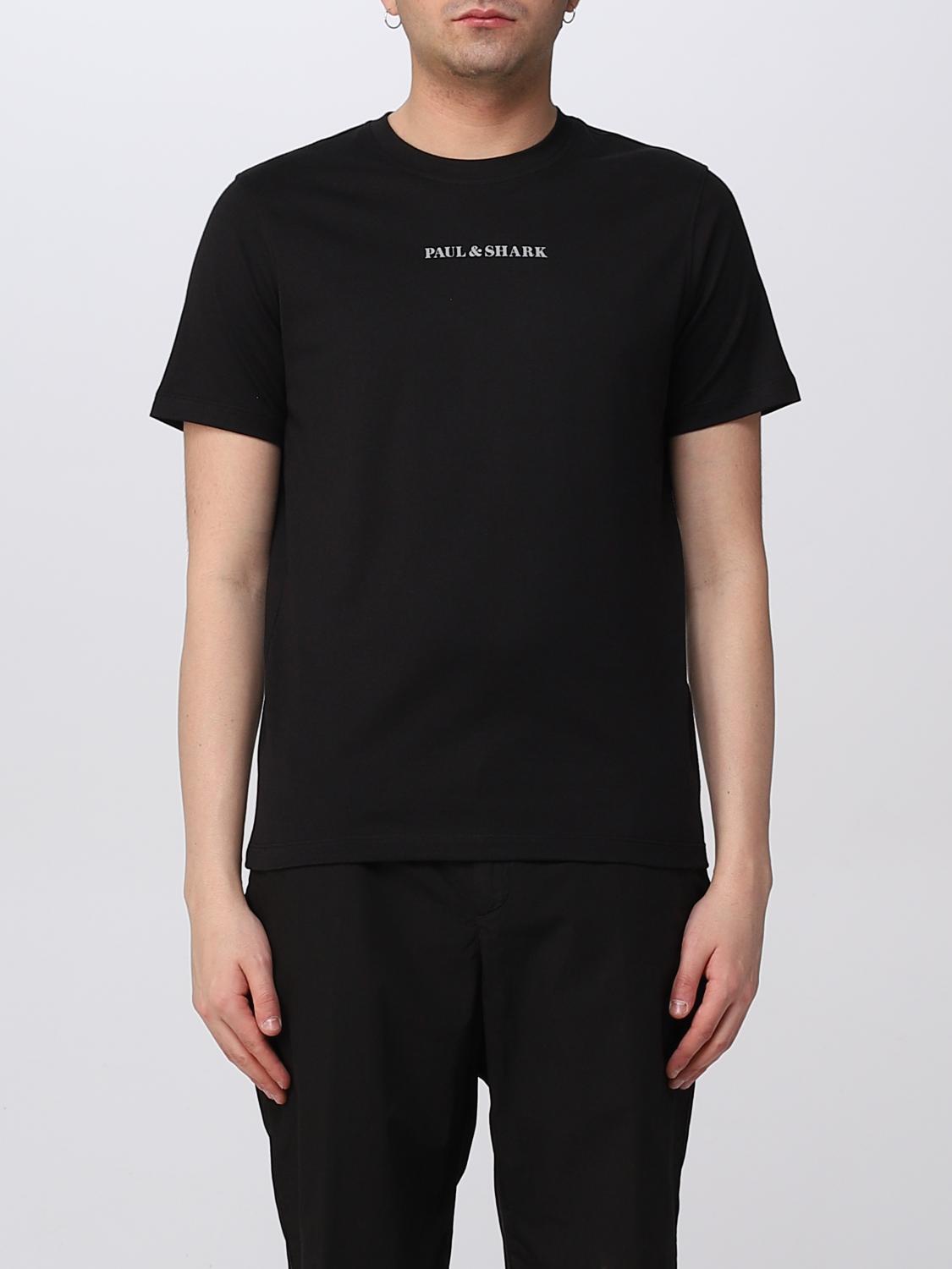 PAUL & SHARK T-SHIRT: T-shirt basic Paul & Shark, Nero - Img 1