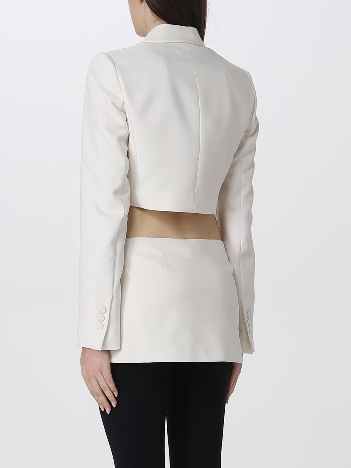 THE ANDAMANE JACKET: Blazer woman Andamane, White - Img 3