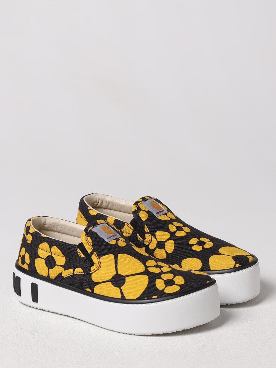 Marni Carhartt Wip x sneakers in organic cotton with floral print