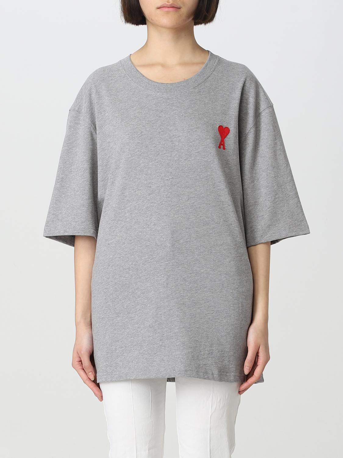 AMI PARIS CAMISETA: Top mujer Ami Paris, Gris - Img 1