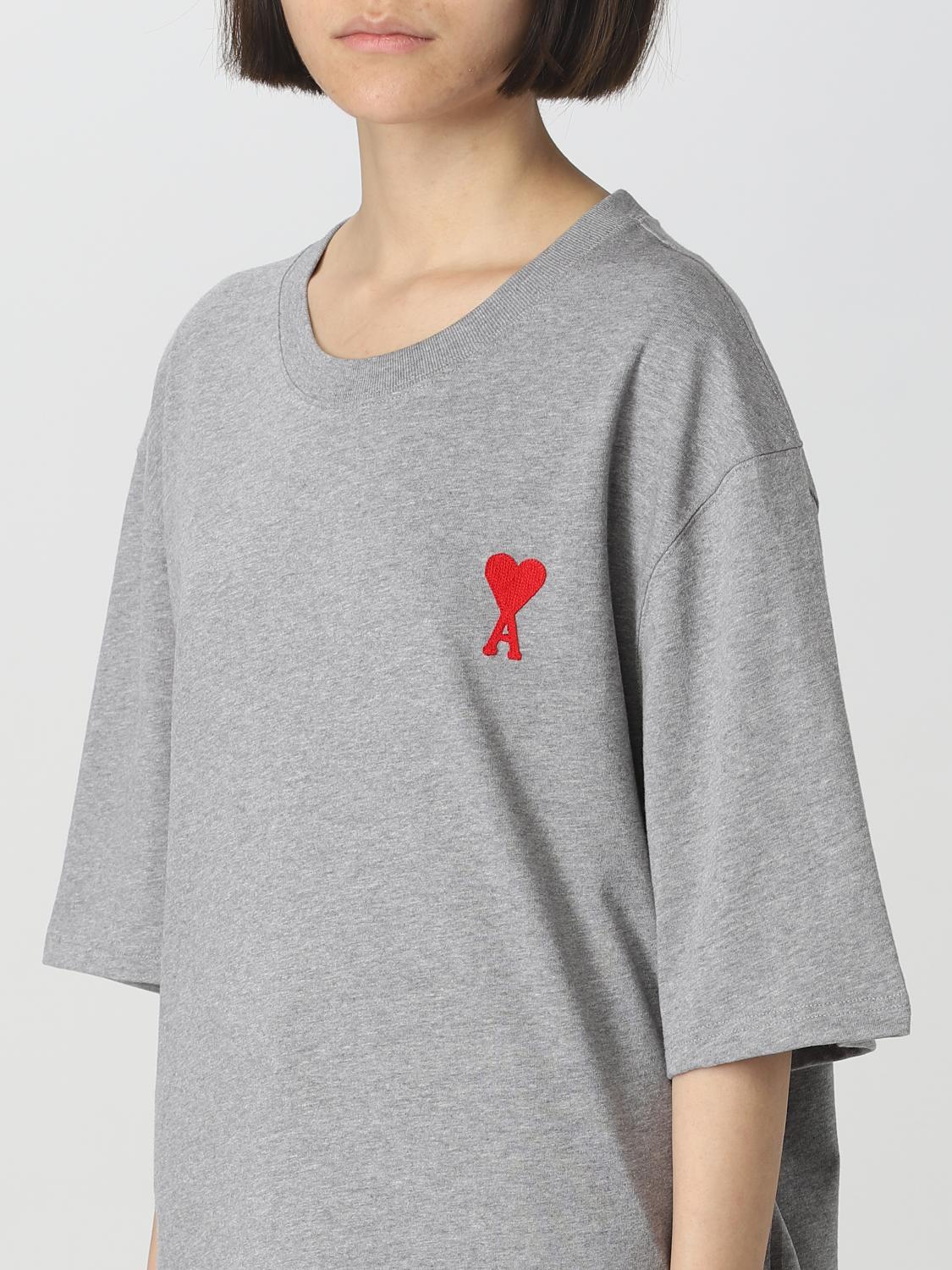 AMI PARIS CAMISETA: Top mujer Ami Paris, Gris - Img 3